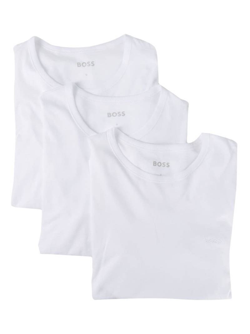 BOSS pack-of-three crew-neck T-shirts - White von BOSS