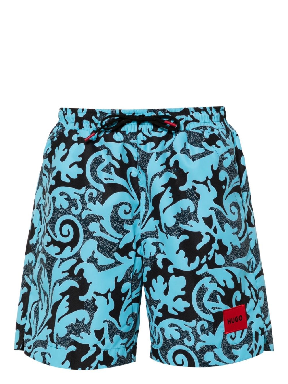 BOSS paisley-print swim shorts - Blue von BOSS