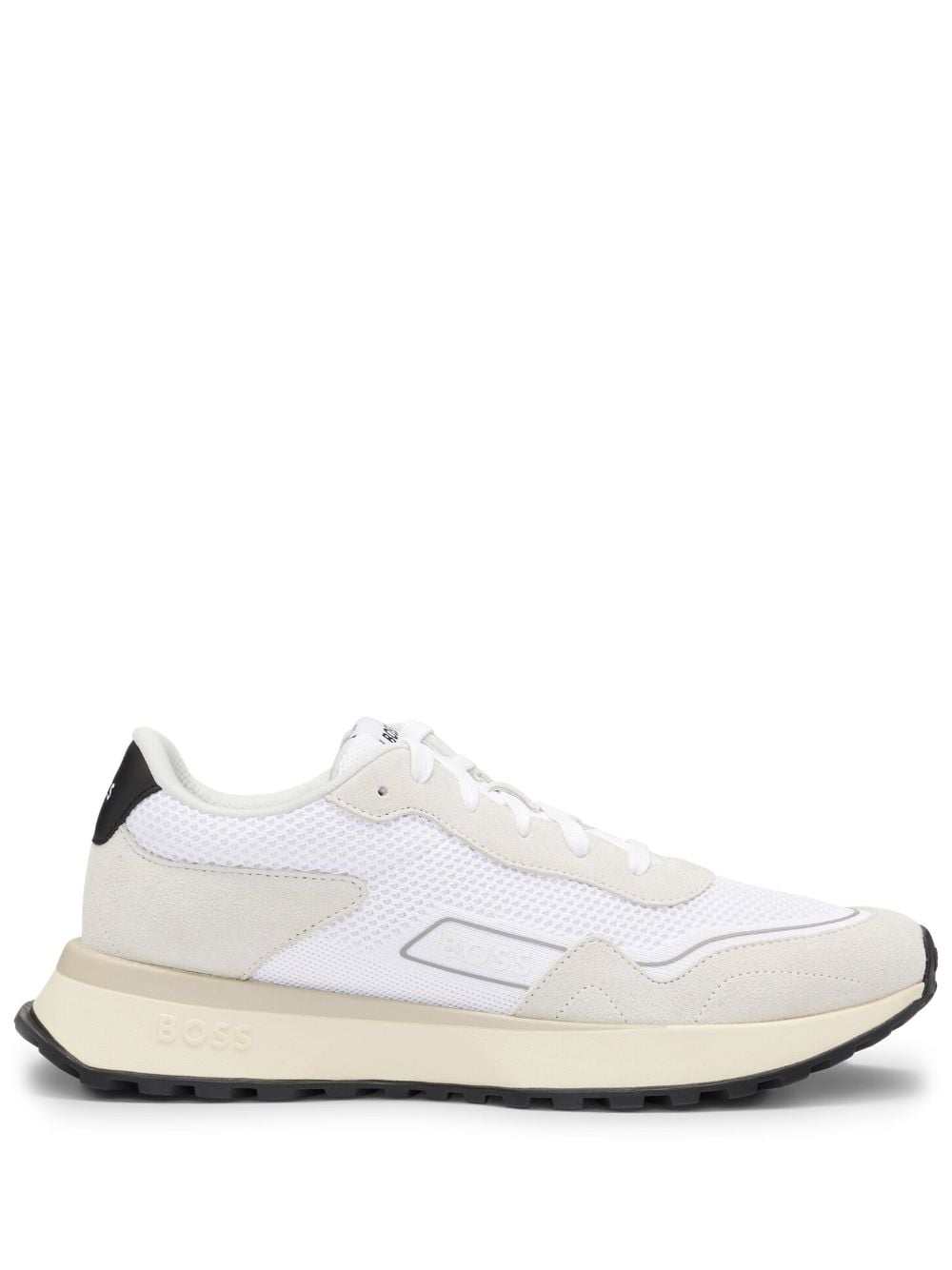 BOSS panelled low-top sneakers - White von BOSS