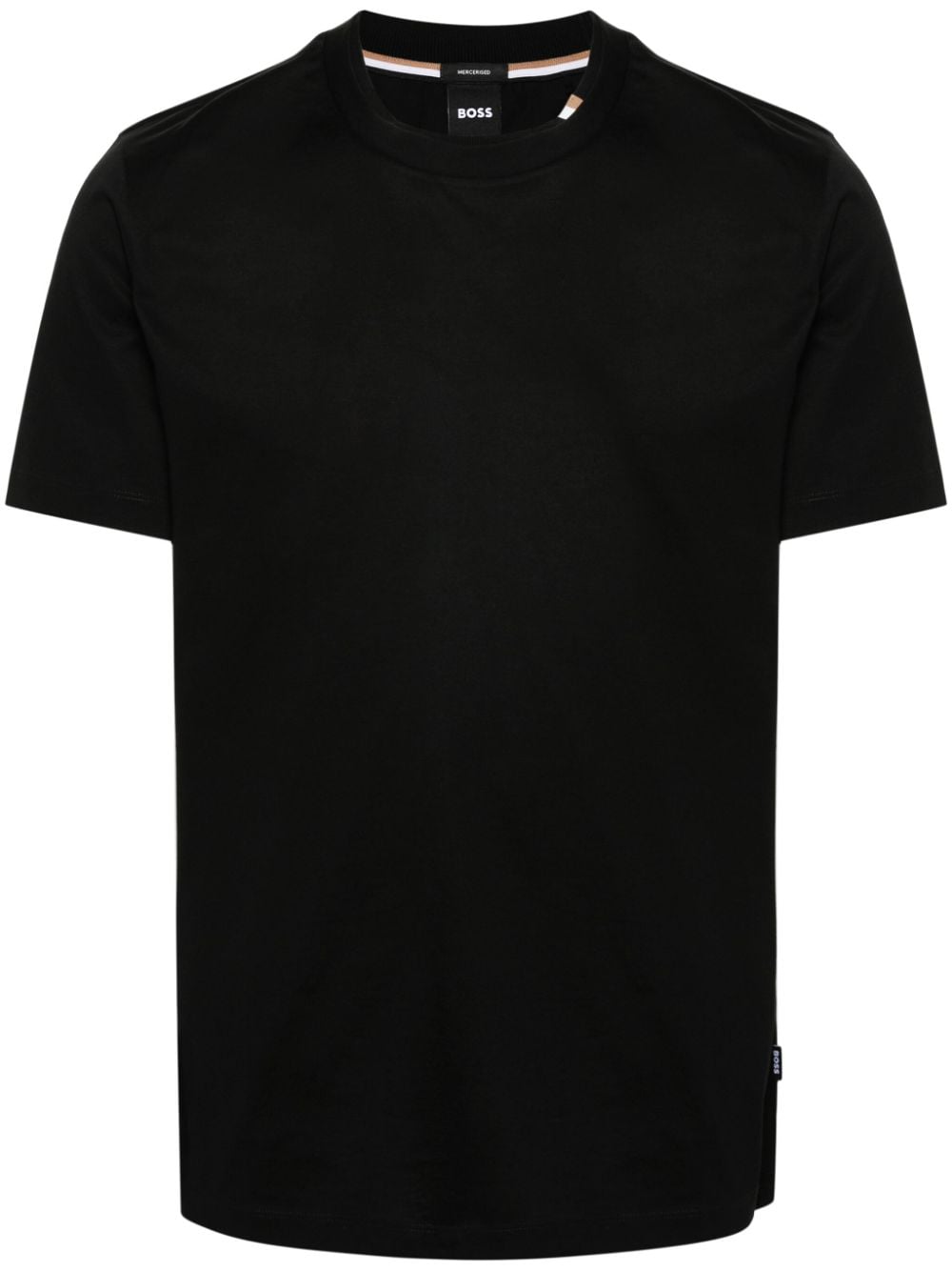 BOSS plain cotton T-shirt - Black von BOSS