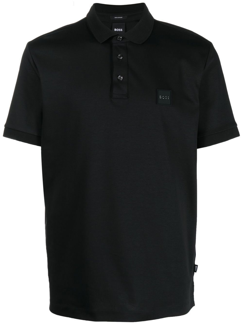 BOSS plain polo shirt - Black von BOSS