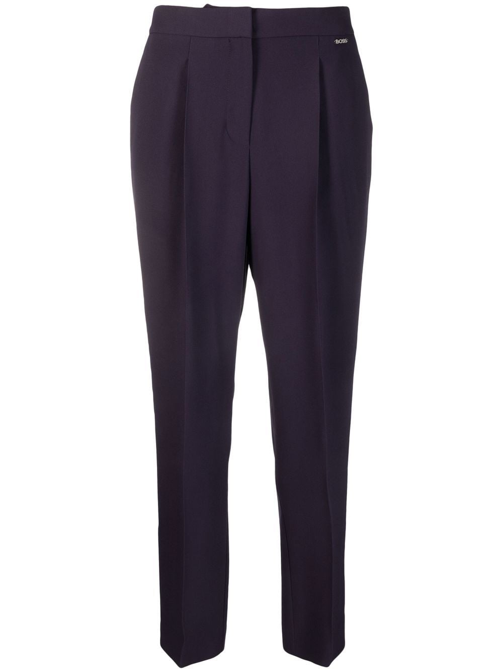 BOSS pleated tailored trousers - Purple von BOSS