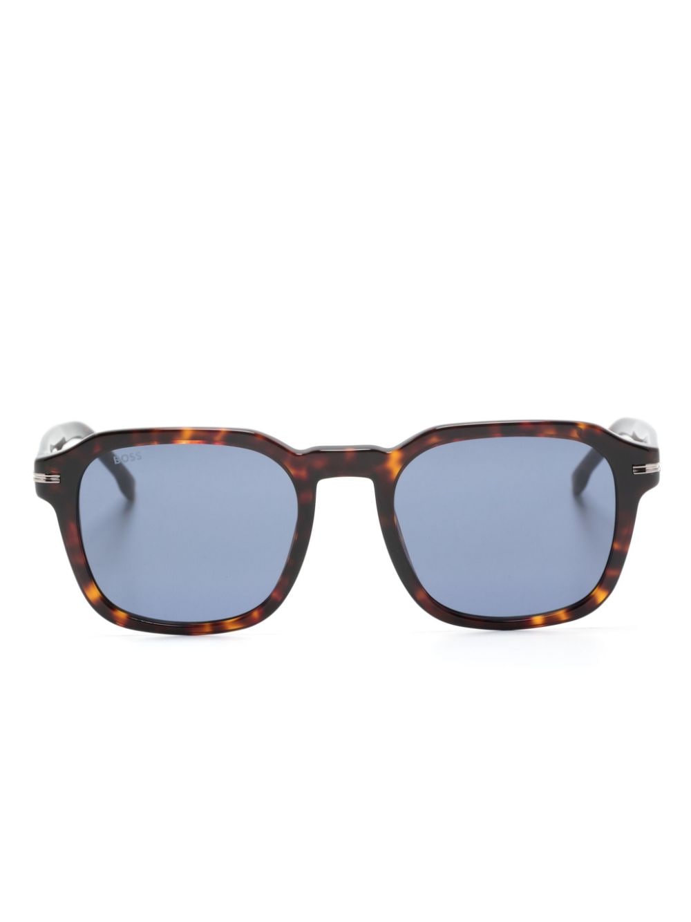 BOSS rectangle-frame sunglasses - Brown von BOSS