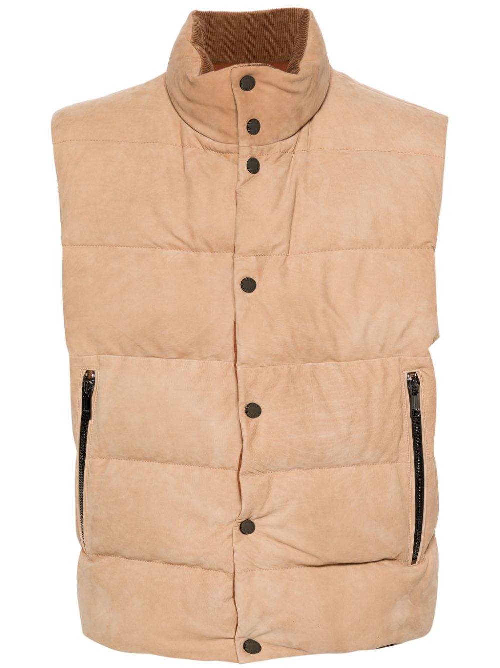 BOSS reversible down gilet - Neutrals von BOSS