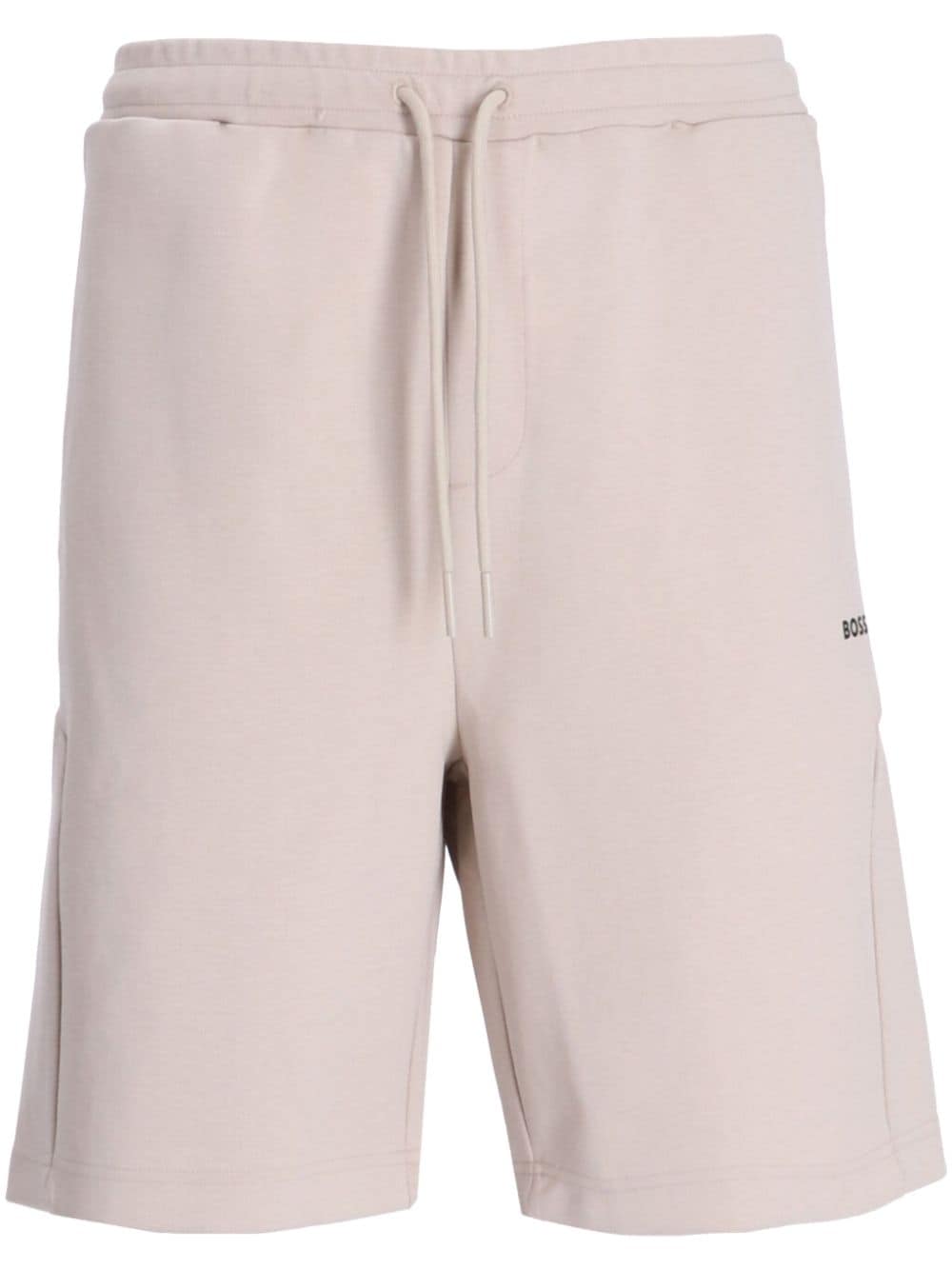 BOSS side-stripe cotton track shorts - Pink von BOSS