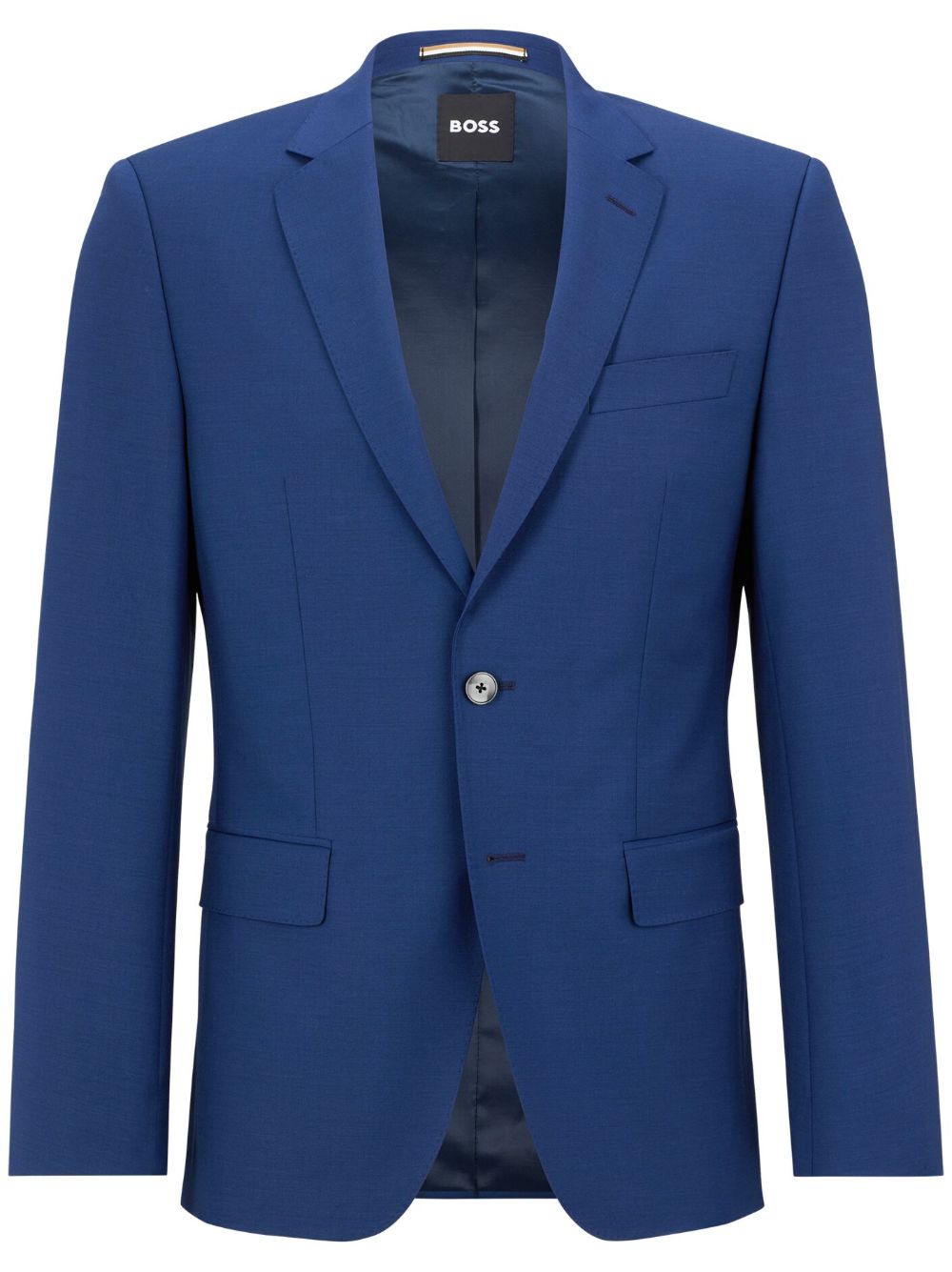 BOSS single-breasted suit jacket - Blue von BOSS