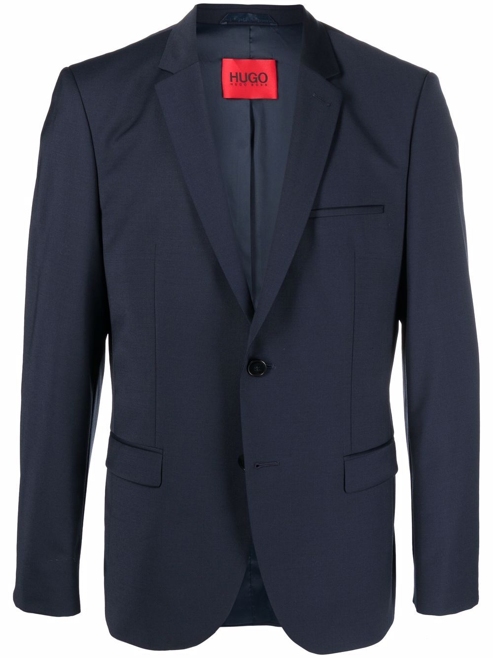 HUGO single-breasted suit jacket - Blue von HUGO