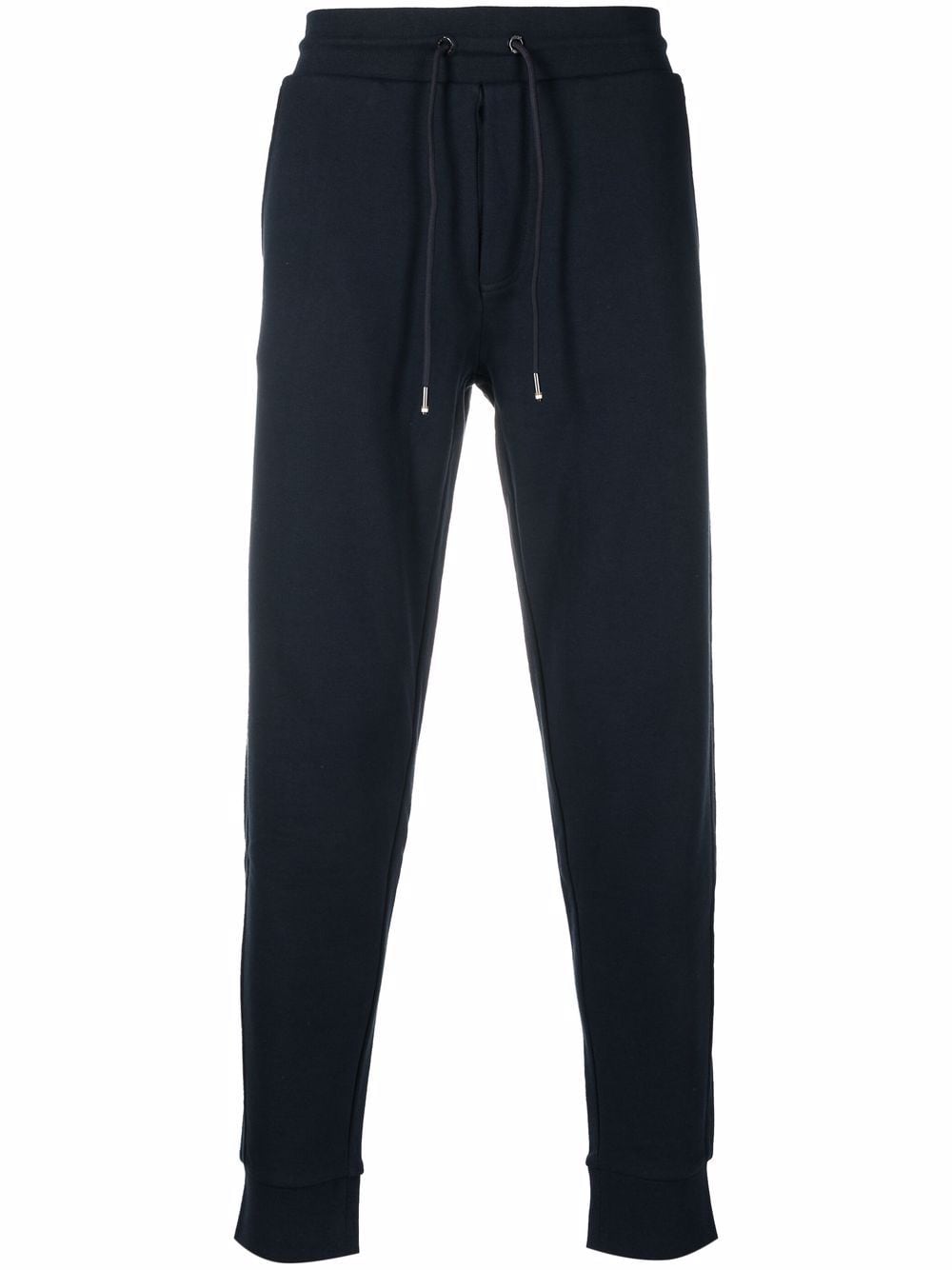 BOSS slim-cut cotton track pants - Blue von BOSS