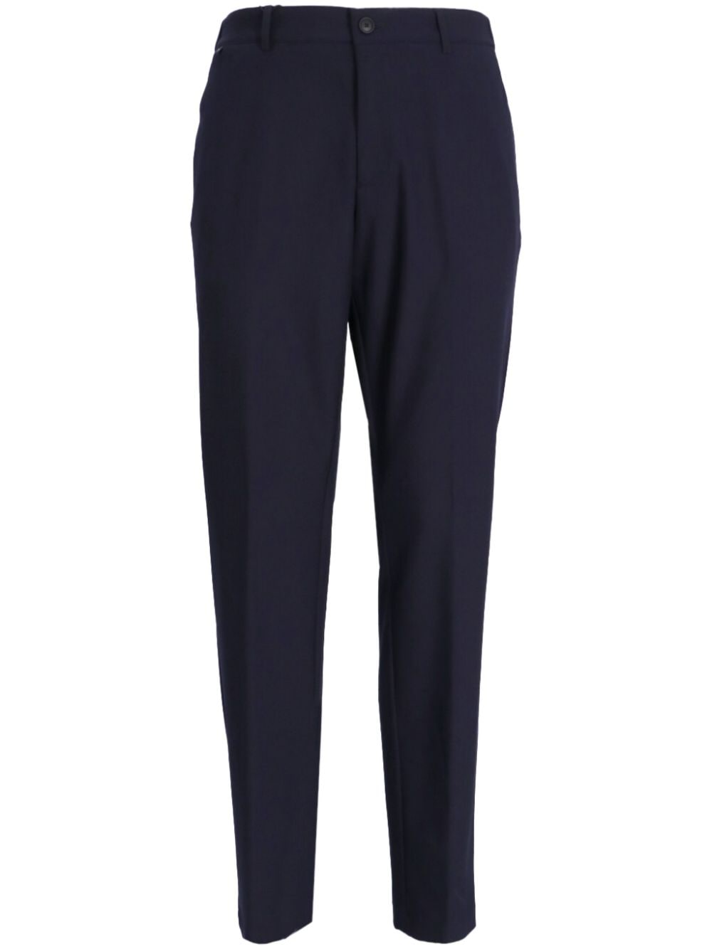 BOSS slim-cut tailored trousers - Blue von BOSS