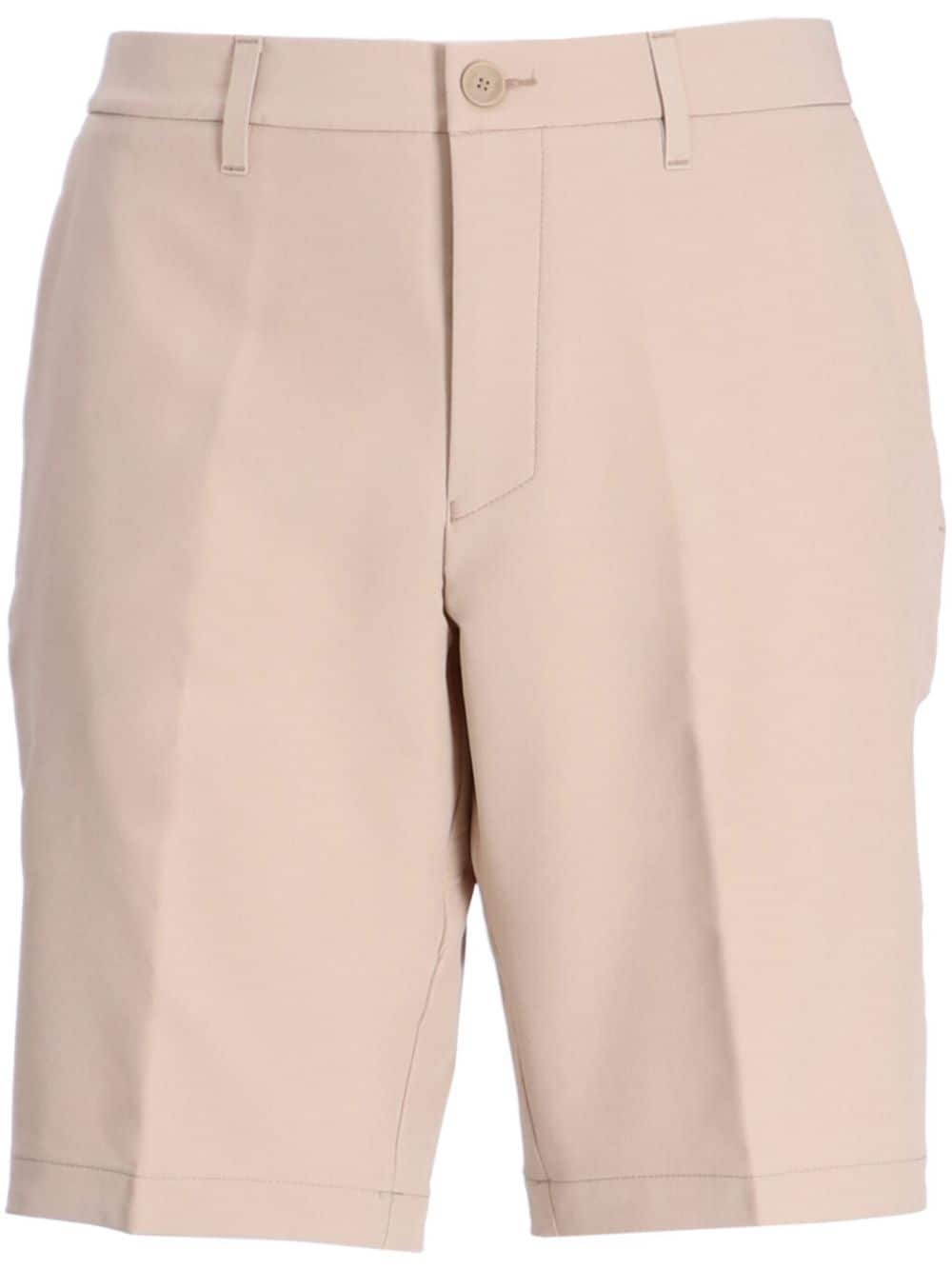 BOSS slim-fit tailored shorts - Neutrals von BOSS