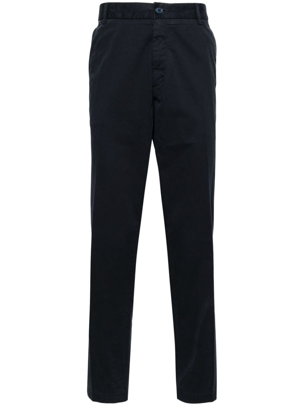 BOSS straight-leg cotton chinos - Blue von BOSS