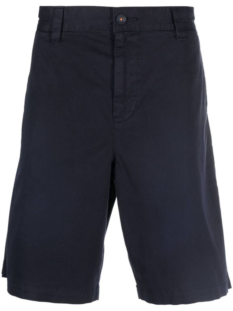 BOSS straight-leg stretch-cotton shorts - Blue von BOSS