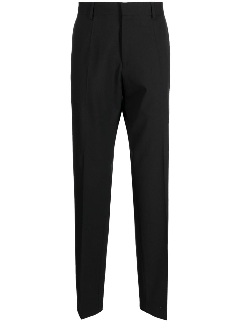 BOSS straight-leg tailored trousers - Black von BOSS