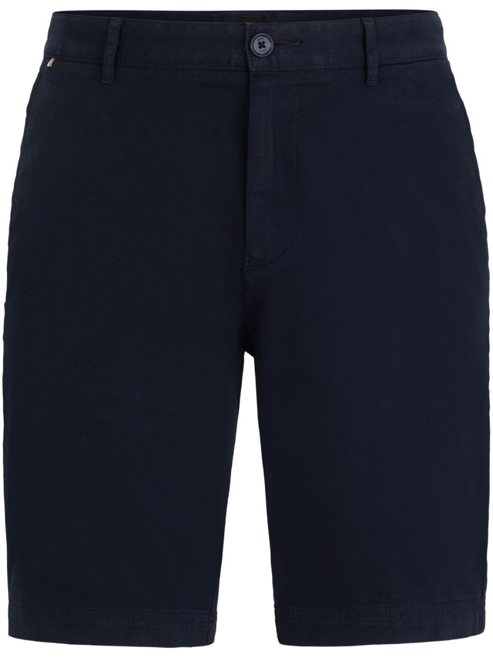 BOSS stretch-cotton twill shorts - Blue von BOSS