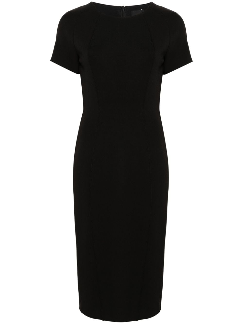 BOSS stretch-design midi dress - Black von BOSS