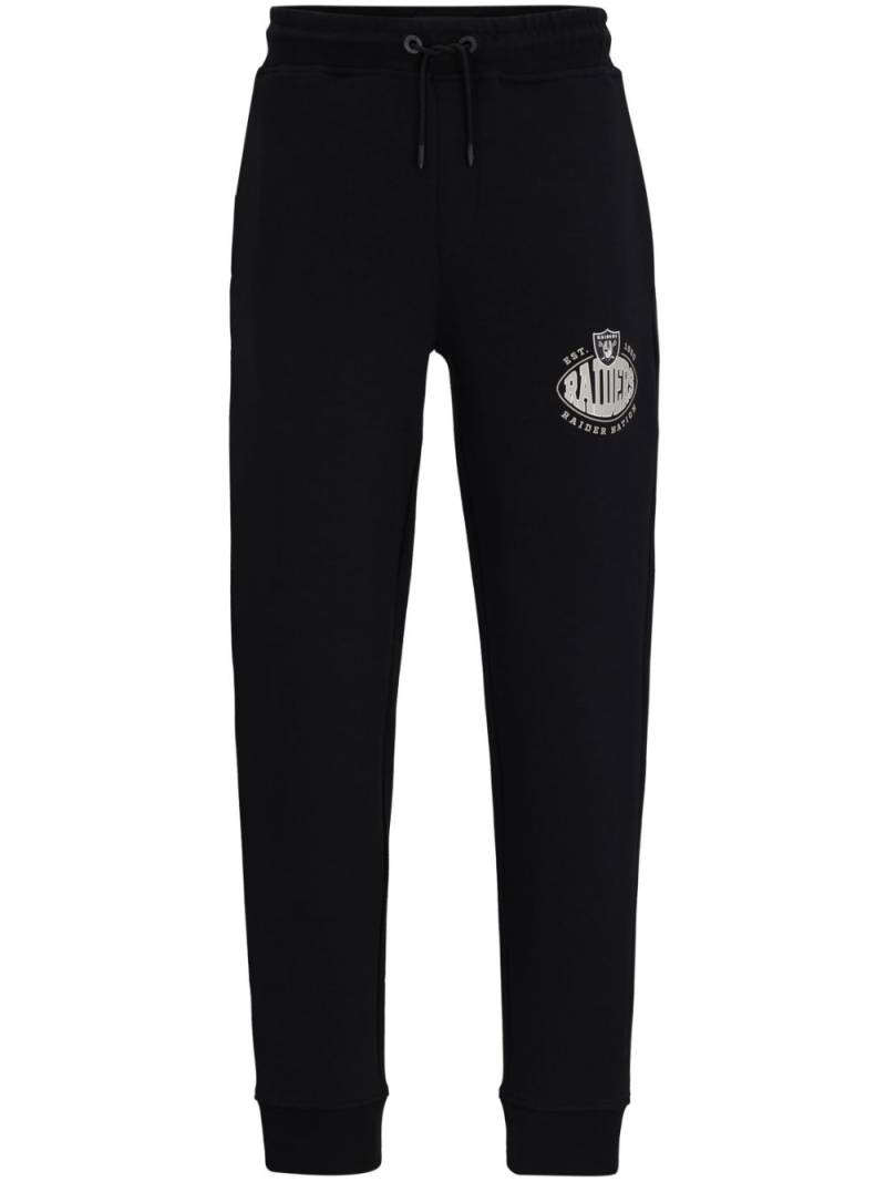 BOSS x NFL Raiders track pants - Black von BOSS