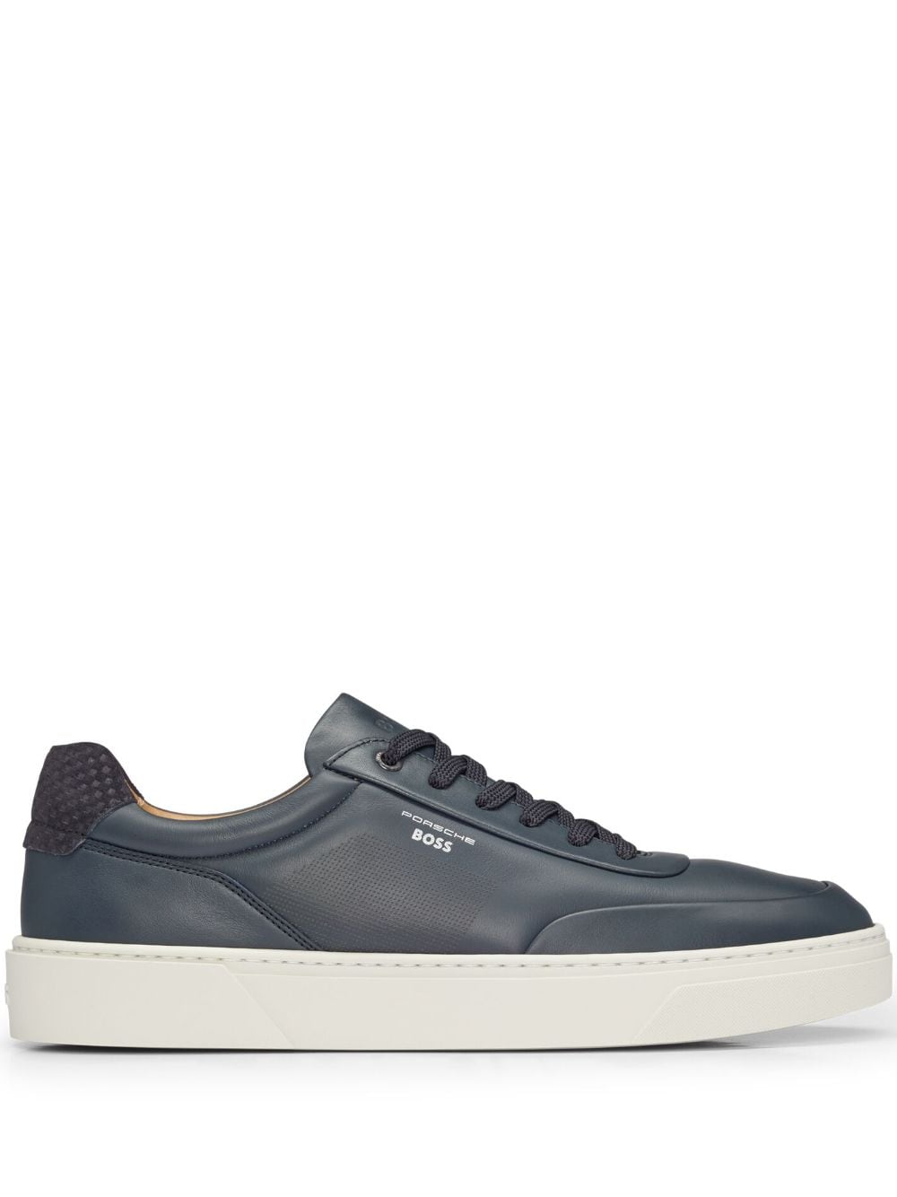 BOSS x Porsche perforated leather sneakers - Blue von BOSS