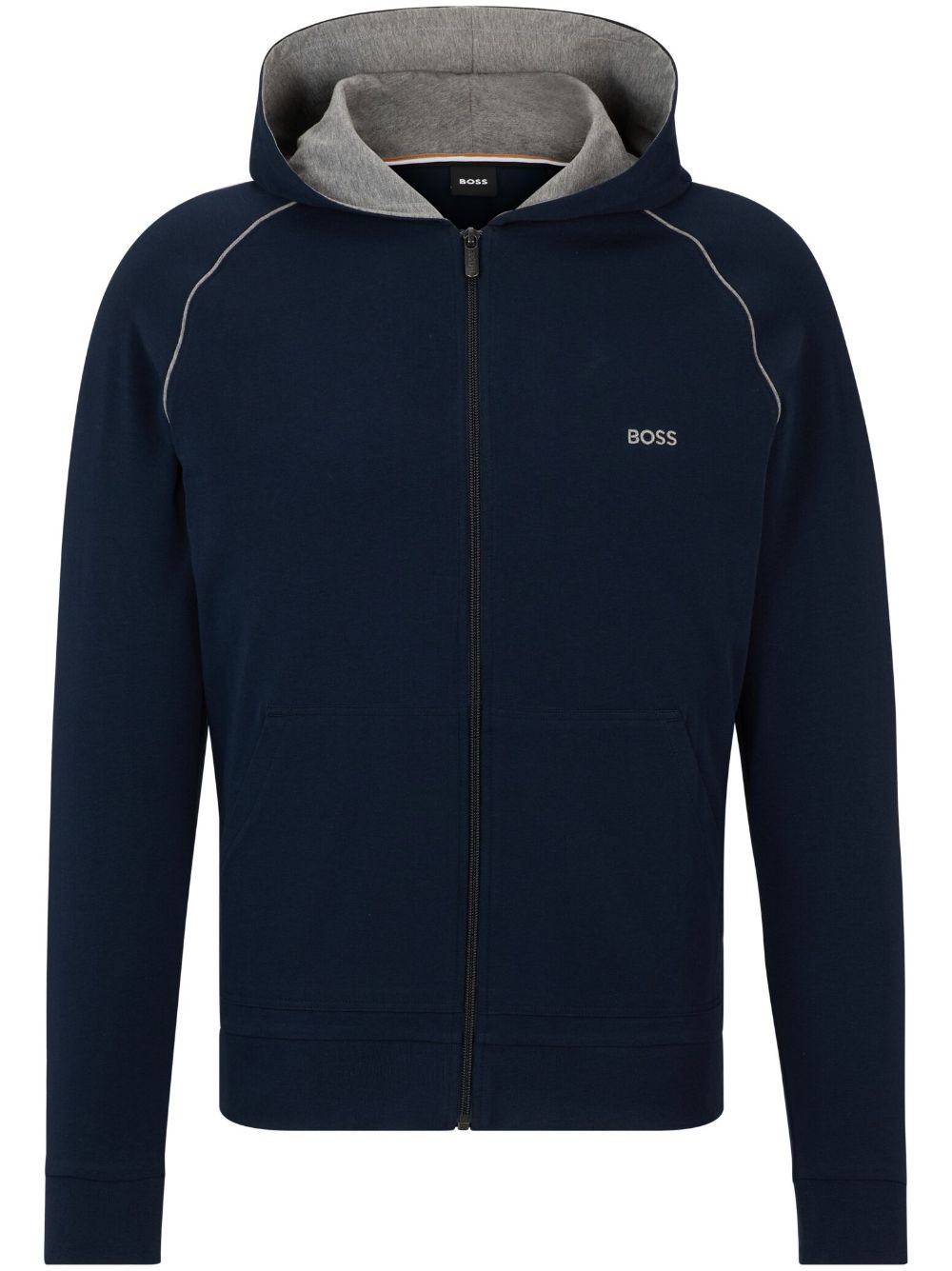 BOSS zip-up jersey sweatshirt - Blue von BOSS