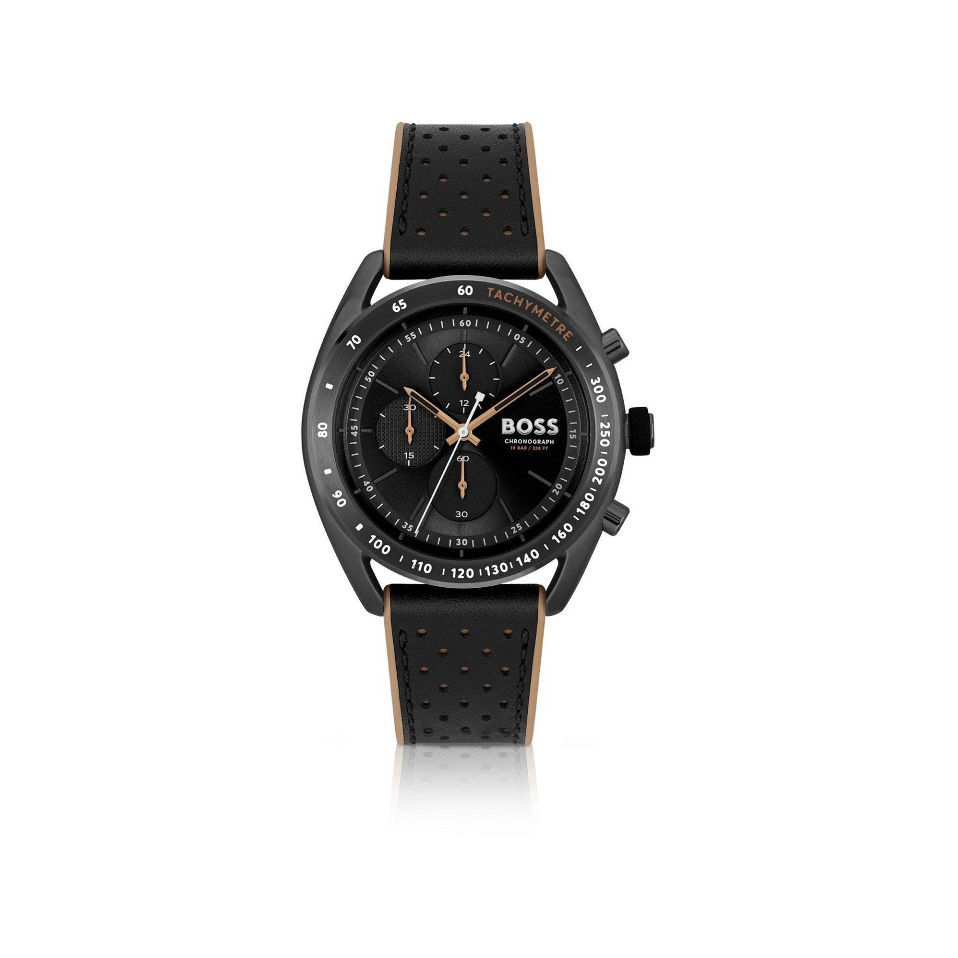 Chronograph Uhr Herren Black 44mm von BOSS