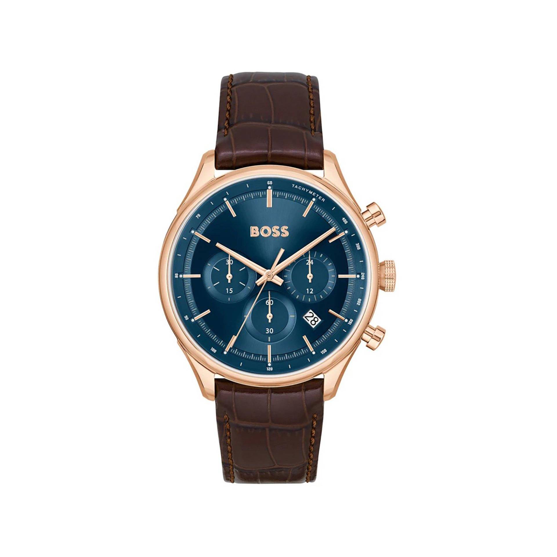 Chronograph Uhr Herren Braun 32mm von BOSS