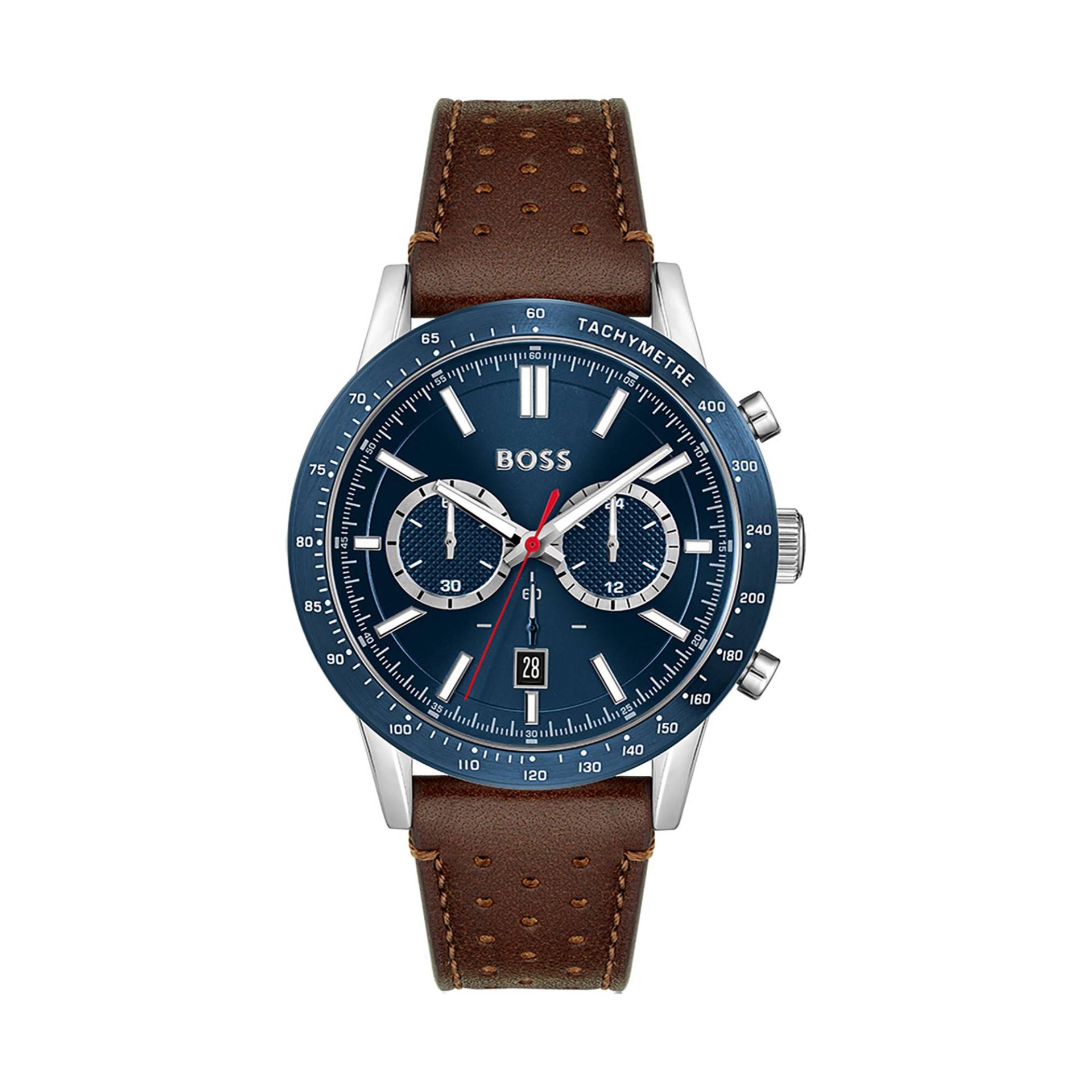 Chronograph Uhr Herren Braun 44mm von BOSS