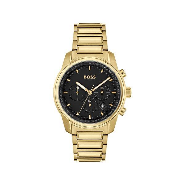 Chronograph Uhr Herren Gold 44mm von BOSS