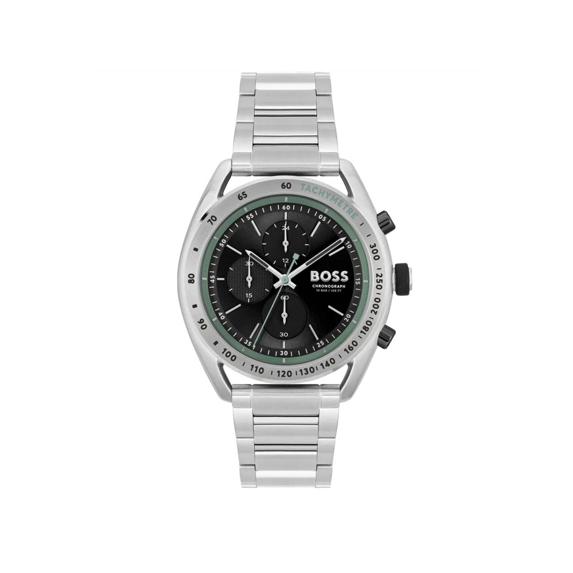 Chronograph Uhr Herren Silber 36mm von BOSS