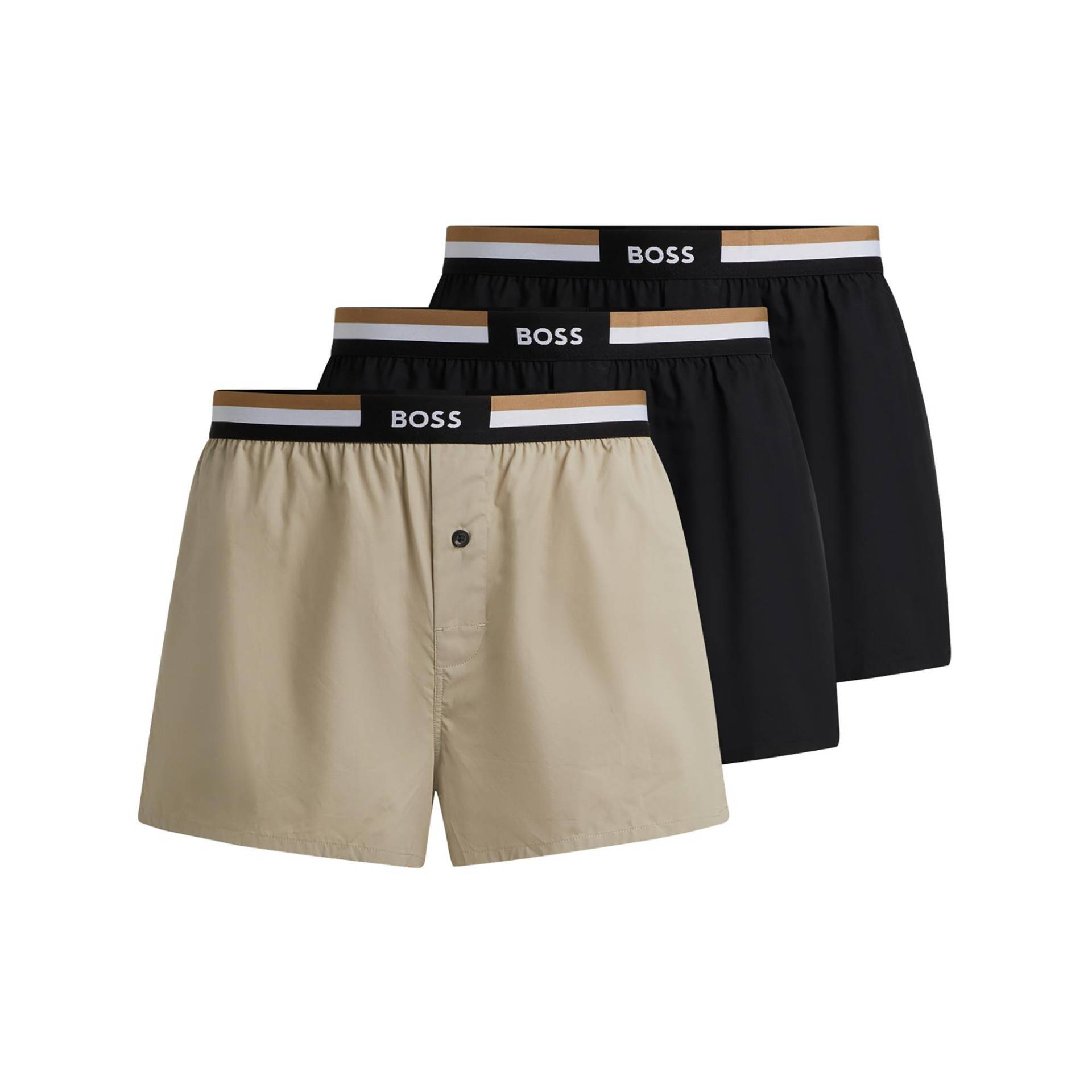 Duopack, Boxershorts Herren Greige M von BOSS