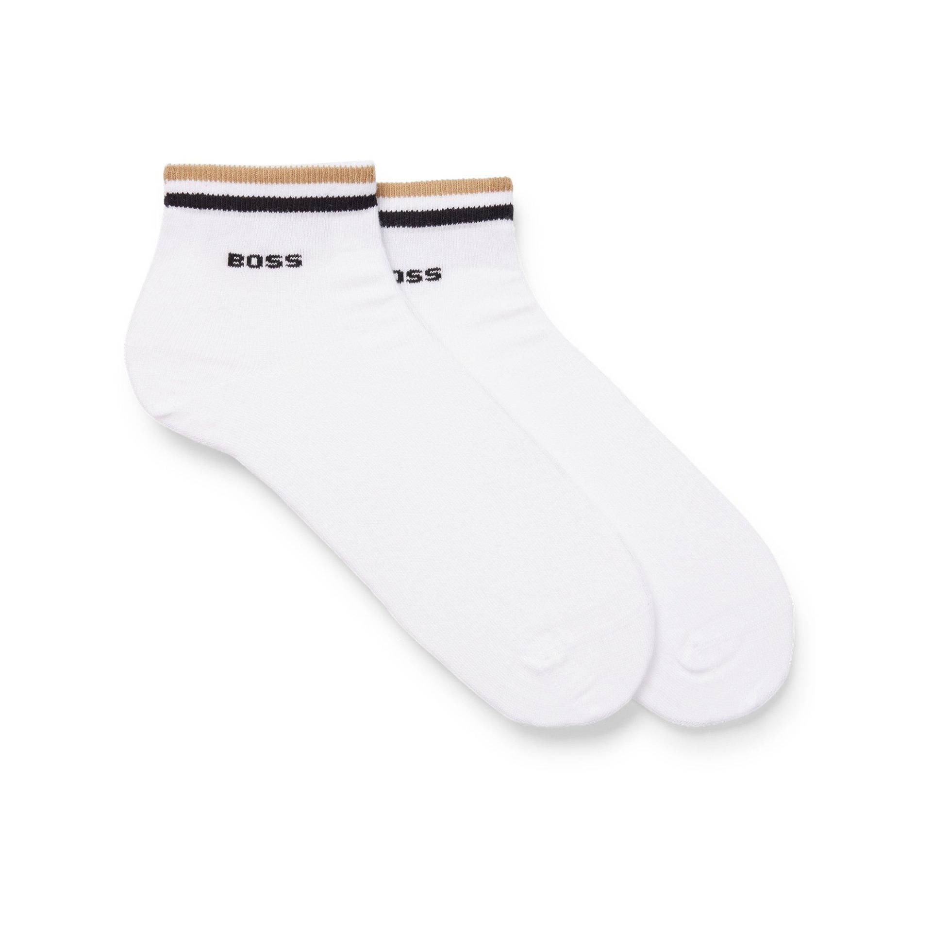 Duopack, Sneaker Socken Herren Weiss 39-42 von BOSS