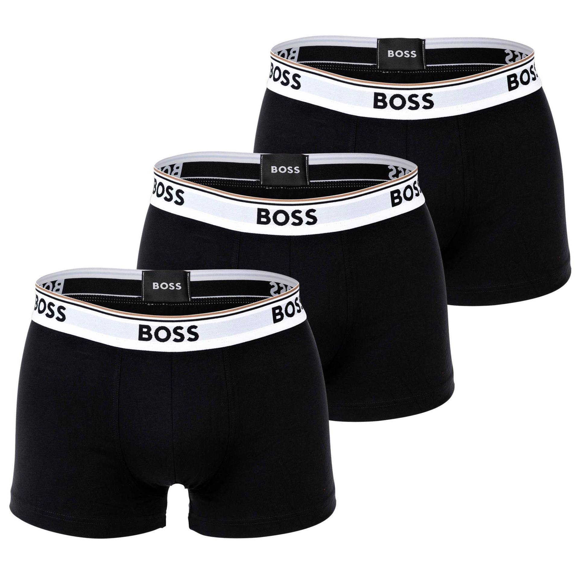 Boxershort 3er Pack Stretch-trunk 3p Power Herren Schwarz S von BOSS