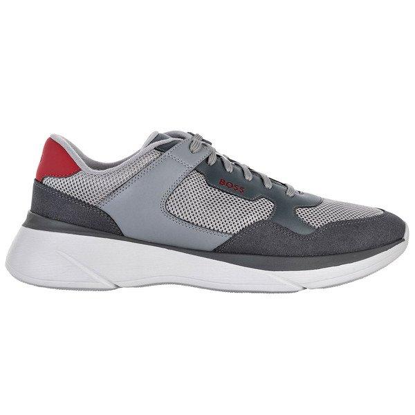 Sneaker -dean Runn Memx Herren Grau 41 von BOSS