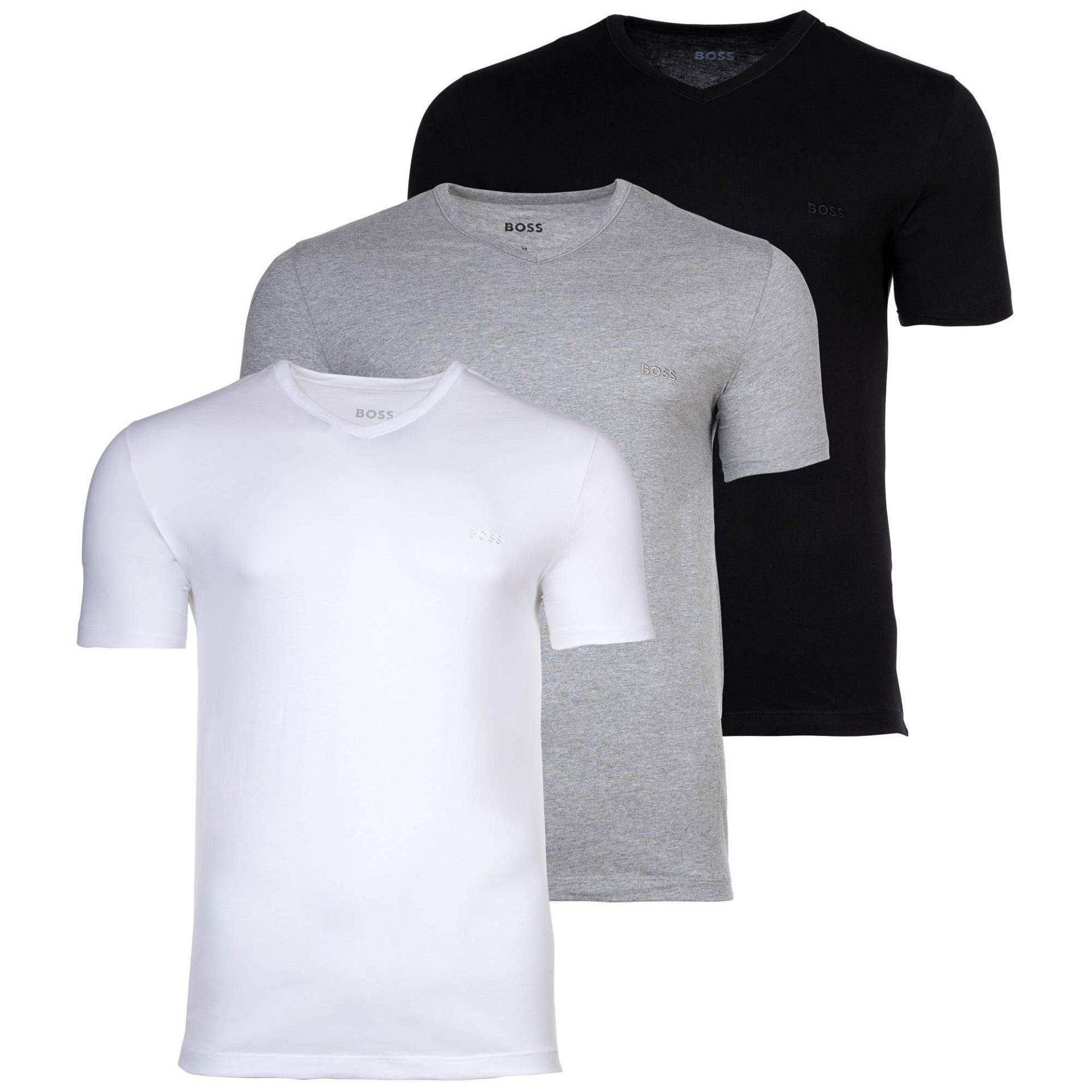 T-shirt 3er Pack Bequem Sitzend-t-shirtvn 3p Classic Herren Grau M von BOSS