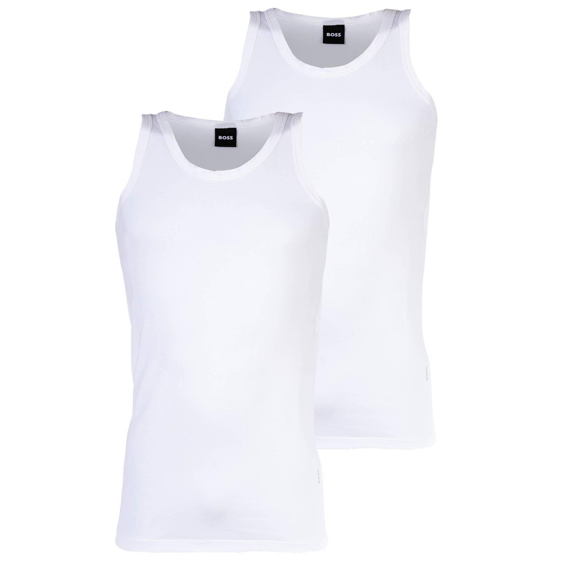 Unterhemd 2er Pack Figurbetont-tank Top 2p Modern Herren Weiss XXL von BOSS