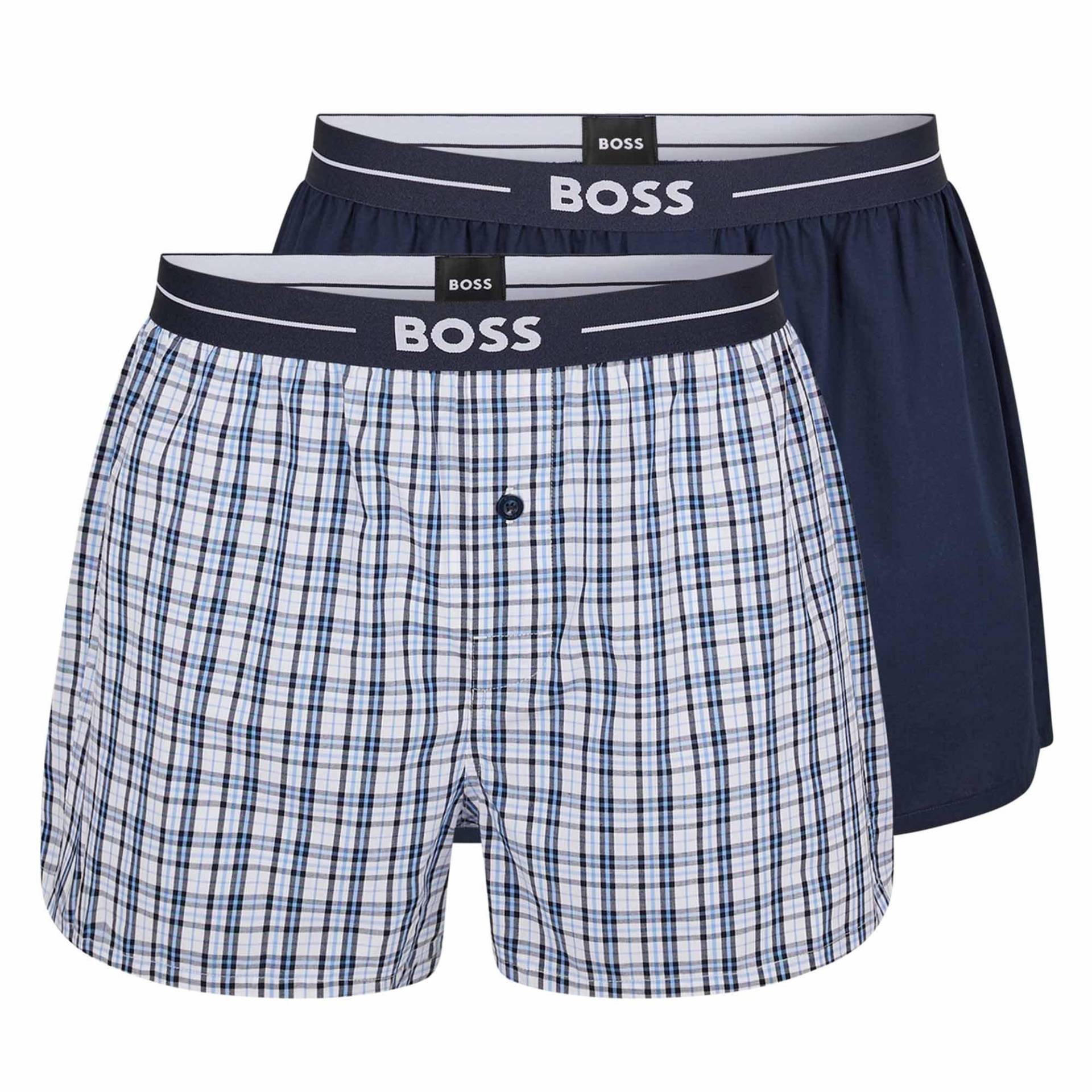 Web-boxershorts Bequem Sitzend Herren Multicolor S von BOSS