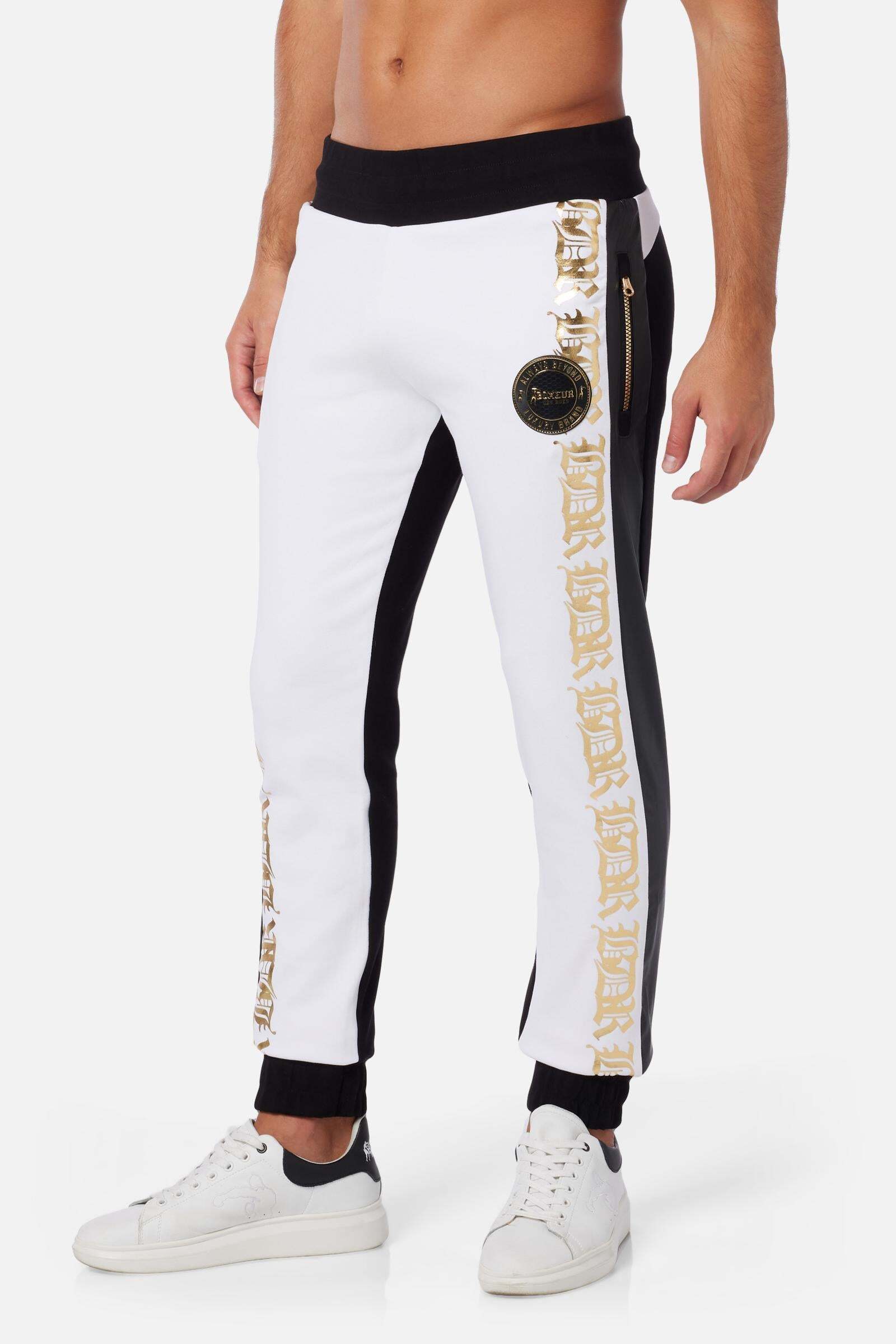 BOXEUR DES RUES Jogginghose »Jogginghosen Bicolour Sweatpants« von BOXEUR DES RUES