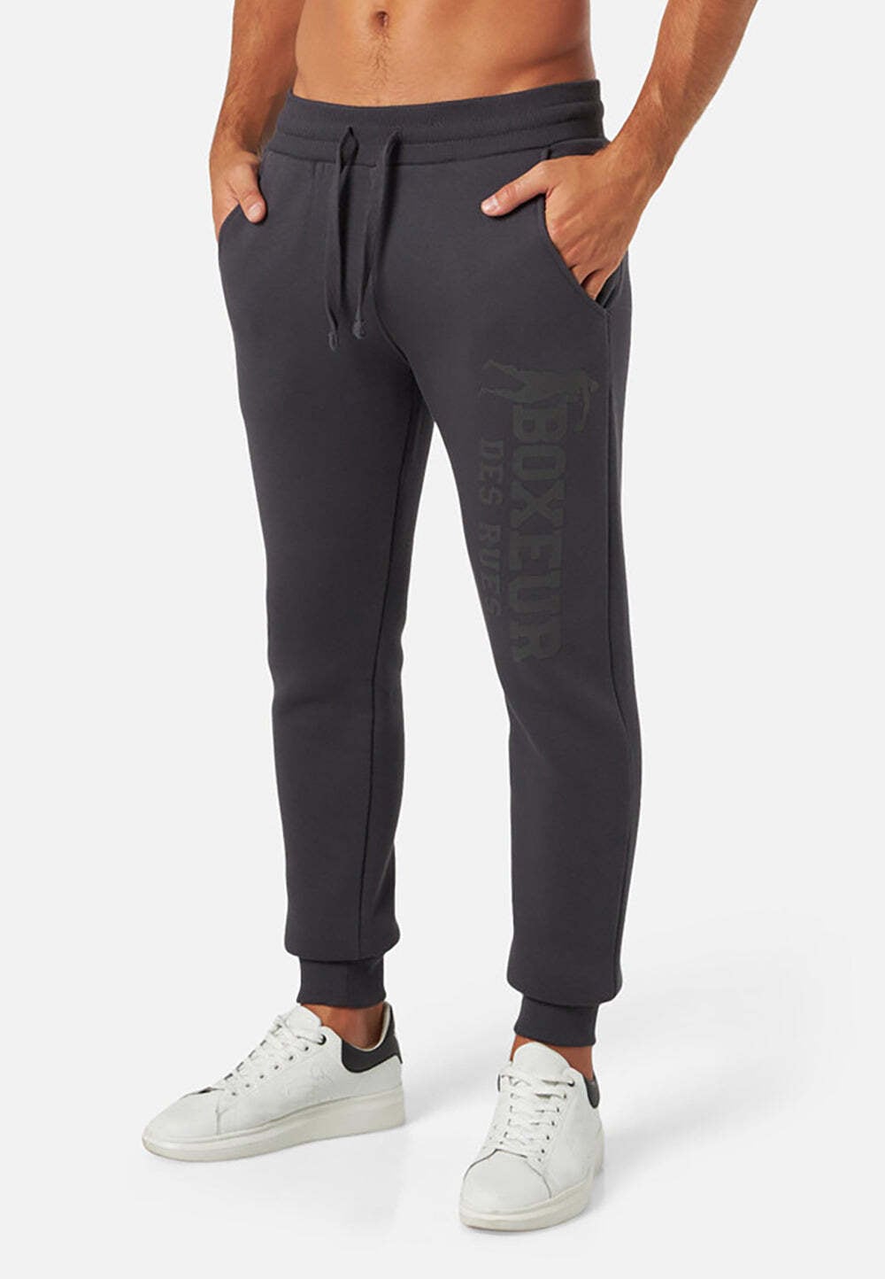 BOXEUR DES RUES Jogginghose »Jogginghosen Slim Fit Sweatpant With Logo« von BOXEUR DES RUES