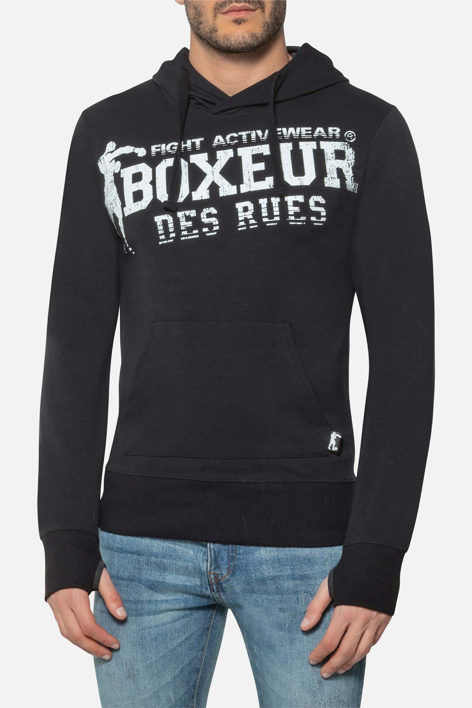 BOXEUR DES RUES Kapuzenpullover »BOXEUR DES RUES Kapuzenpullover Hooded Sweatshirt with Thumb Openings« BOXEUR DES RUES Kapuzenpullover »BOXEUR DES RUES Kapuzenpullover Hooded Sweatshirt with Thumb Openings« von BOXEUR DES RUES