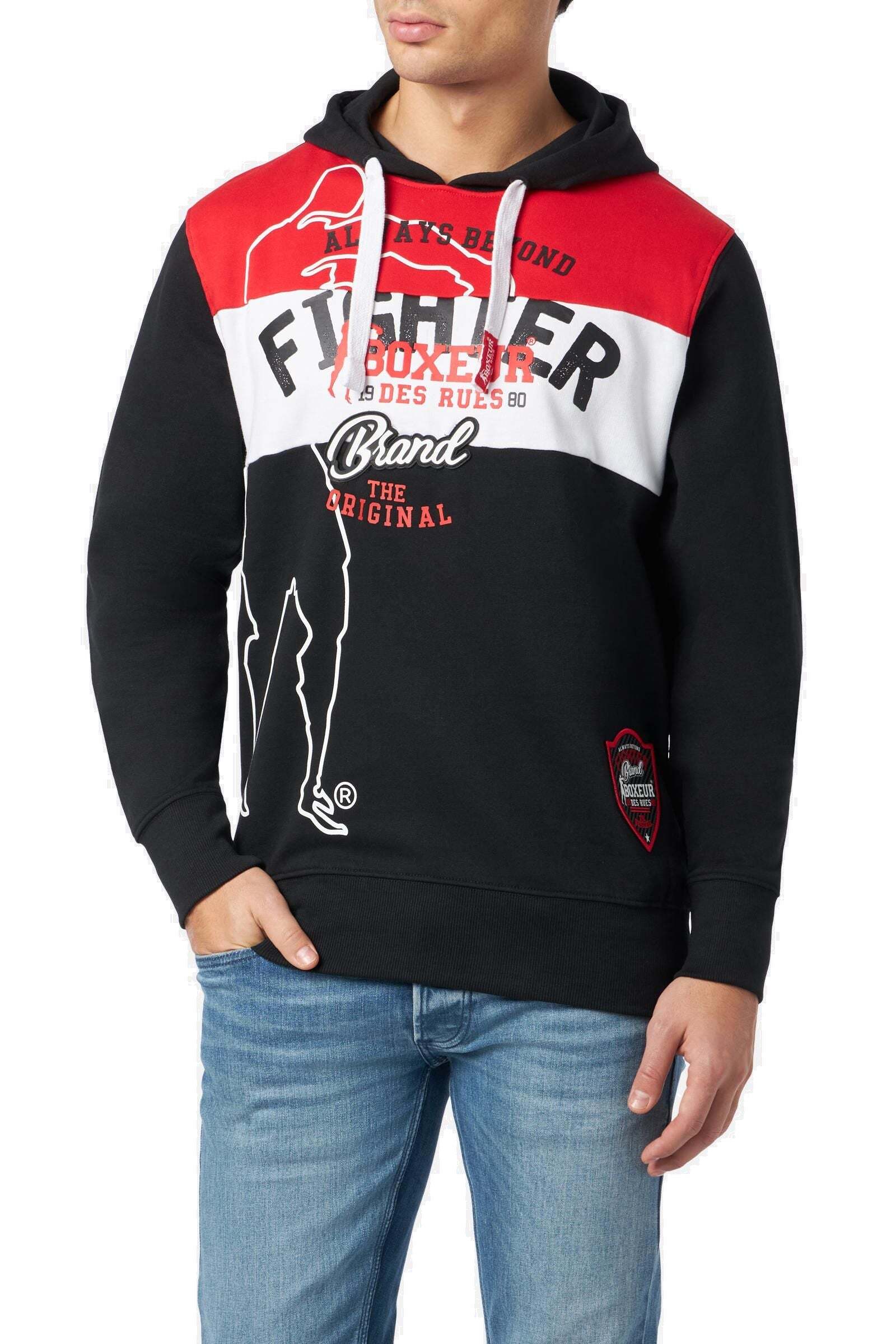 BOXEUR DES RUES Kapuzenpullover »BOXEUR DES RUES Sweatshirts Colour Block Hoodie« BOXEUR DES RUES Kapuzenpullover »BOXEUR DES RUES Sweatshirts Colour Block Hoodie« von BOXEUR DES RUES