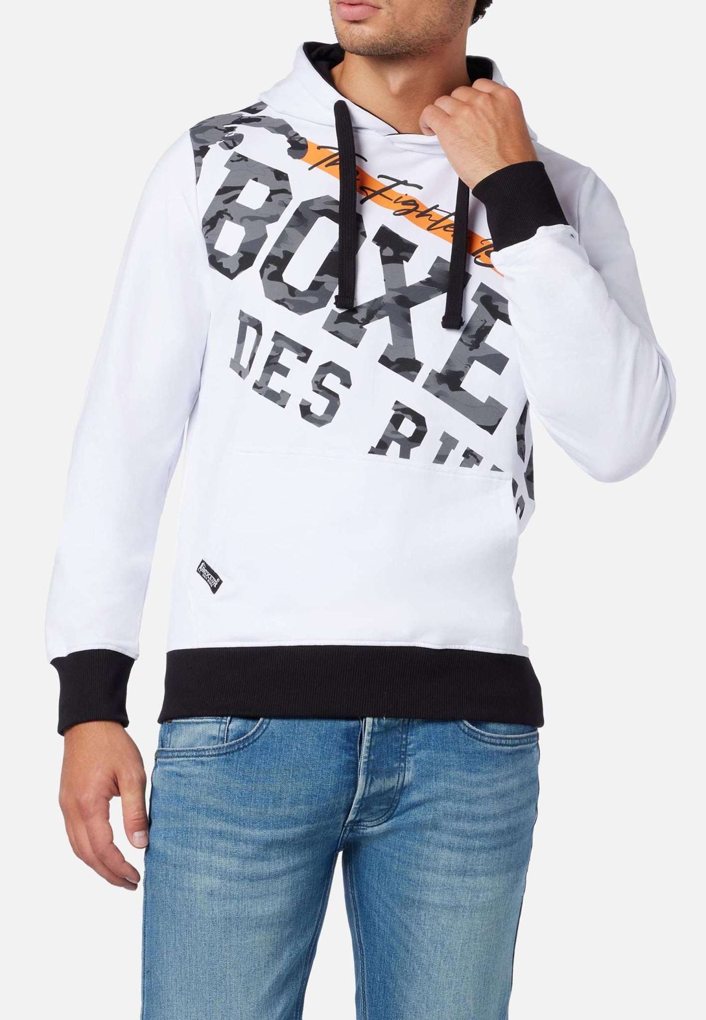 BOXEUR DES RUES Kapuzenpullover »Sweatshirts Printed Hoodie Sweatshirt« BOXEUR DES RUES Kapuzenpullover »Sweatshirts Printed Hoodie Sweatshirt« von BOXEUR DES RUES