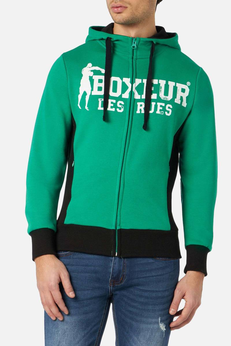 BOXEUR DES RUES Sweatjacke »BOXEUR DES RUES Sweatjacken Hooded Full Zip Sweatshirt« von BOXEUR DES RUES