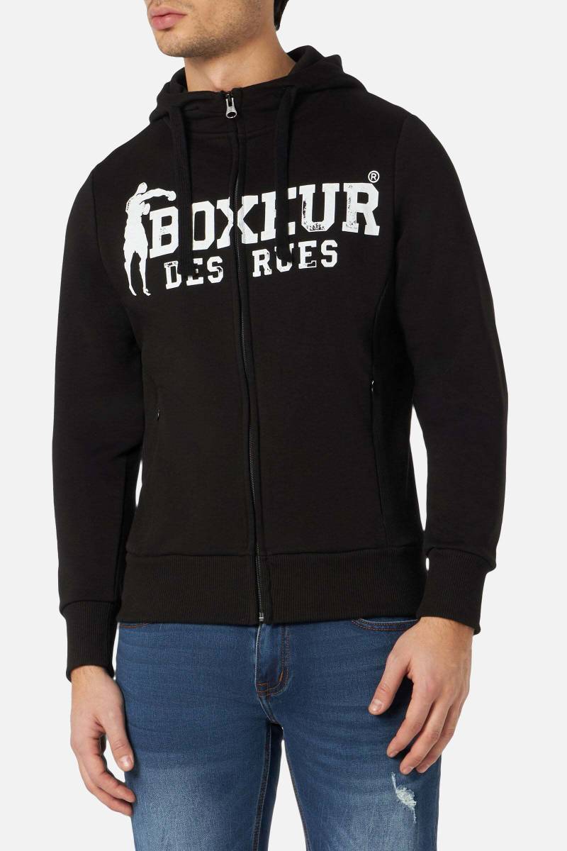 BOXEUR DES RUES Sweatjacke »BOXEUR DES RUES Sweatjacken Hooded Full Zip Sweatshirt« von BOXEUR DES RUES