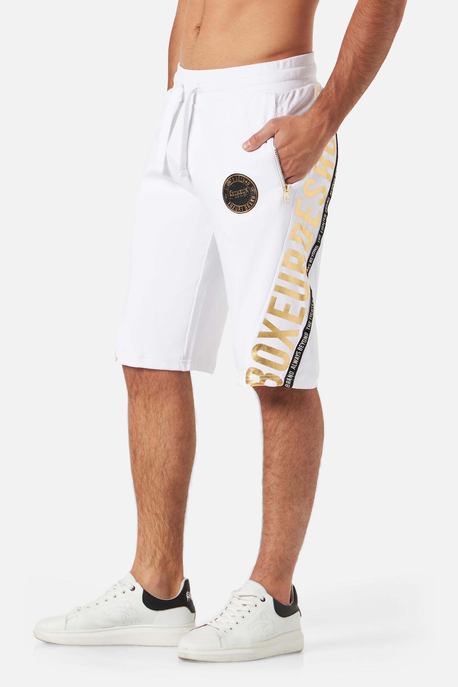 BOXEUR DES RUES Sweatshorts »Sweatshorts Lettering Printed Short Pant« von BOXEUR DES RUES