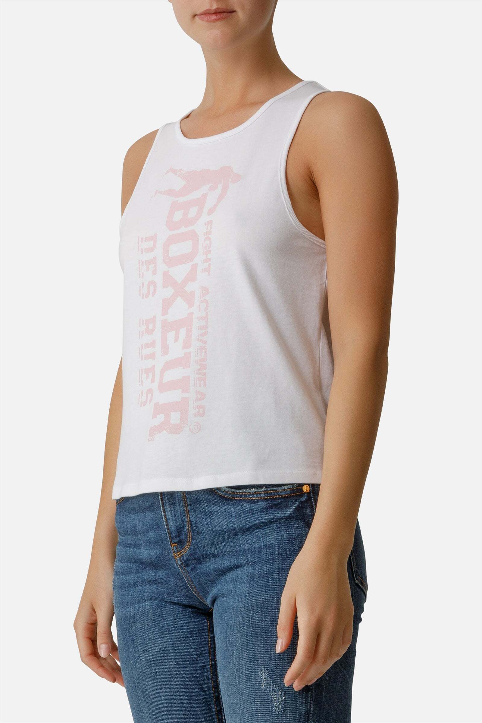 BOXEUR DES RUES Tanktop »Top Basic Tank Top With Front Logo« von BOXEUR DES RUES