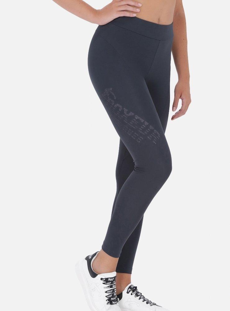 Basic Leggings With Side Logo Damen Anthrazit XL von BOXEUR DES RUES