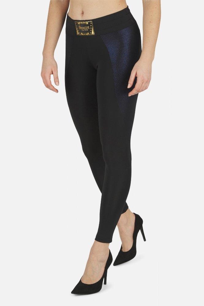 Color Block Legging Damen Schwarz XL von BOXEUR DES RUES