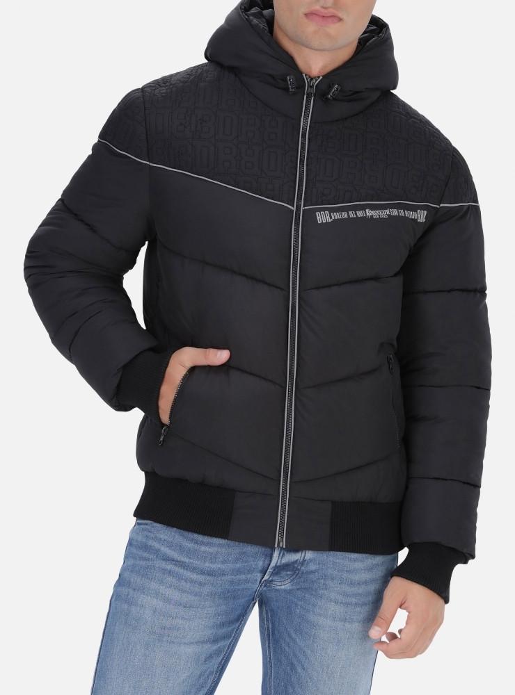 Hood Jacket Quilted Herren Schwarz XXL von BOXEUR DES RUES