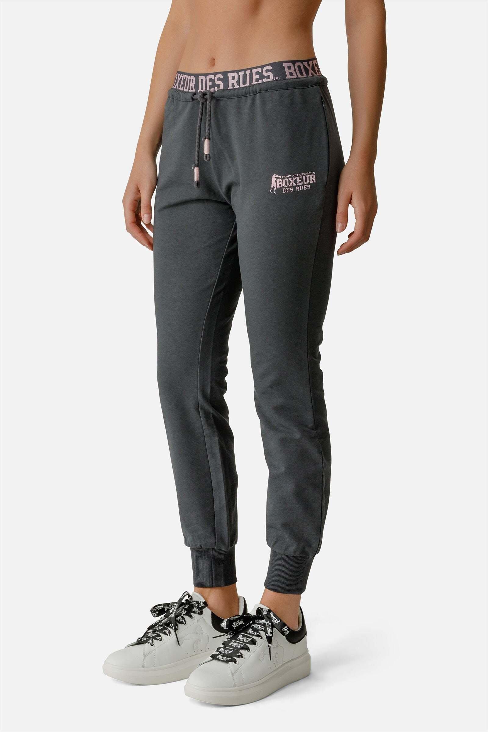 Jogginghose Logo Essential Pants Damen Taubengrau S von BOXEUR DES RUES