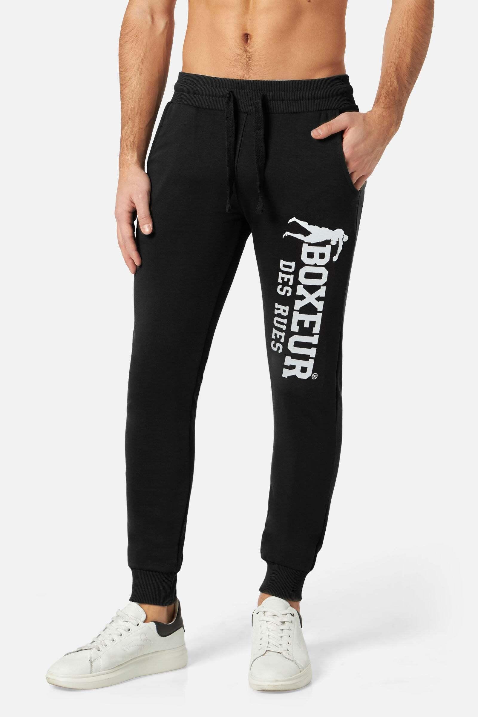 Jogginghosen Man Long Sweatpants With Logo Herren Schwarz L von BOXEUR DES RUES