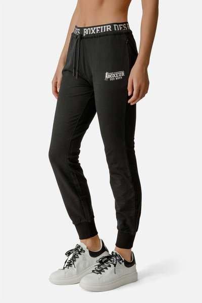 Jogginhosen Logo Essential Pants Damen Schwarz L von BOXEUR DES RUES