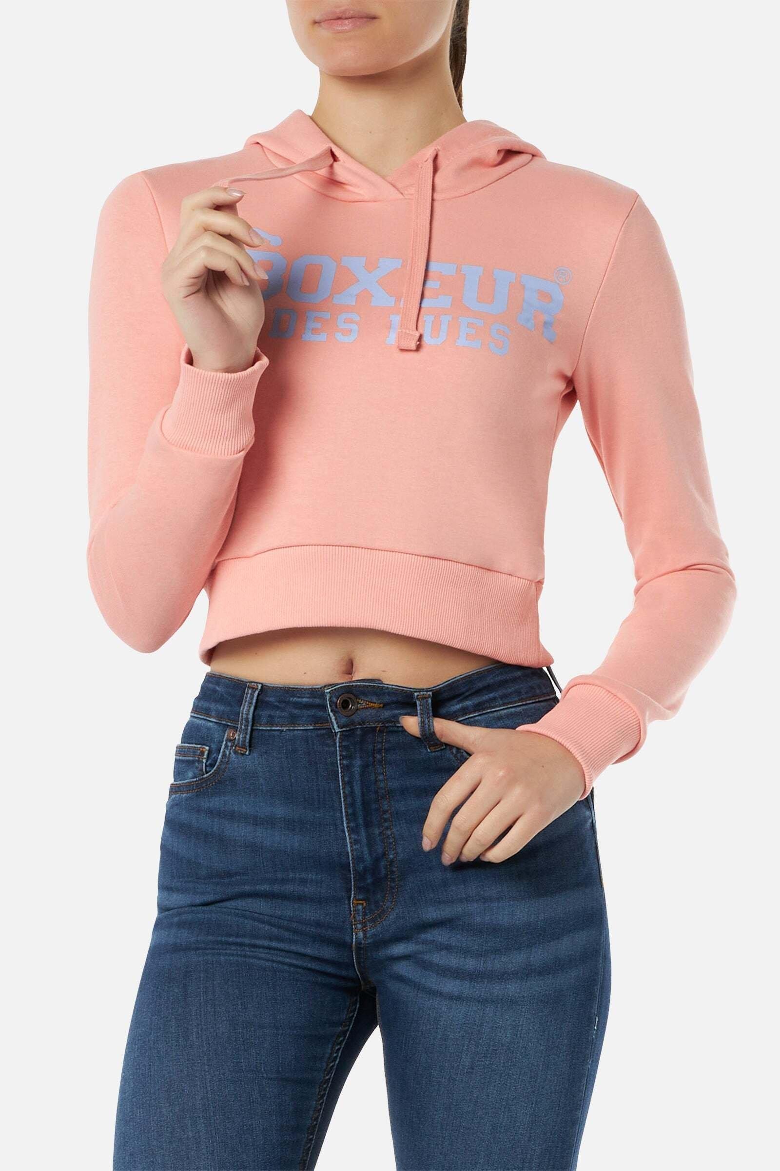 Kapuzenpullover Lady Hooded Sweatshirt Damen Pink M von BOXEUR DES RUES
